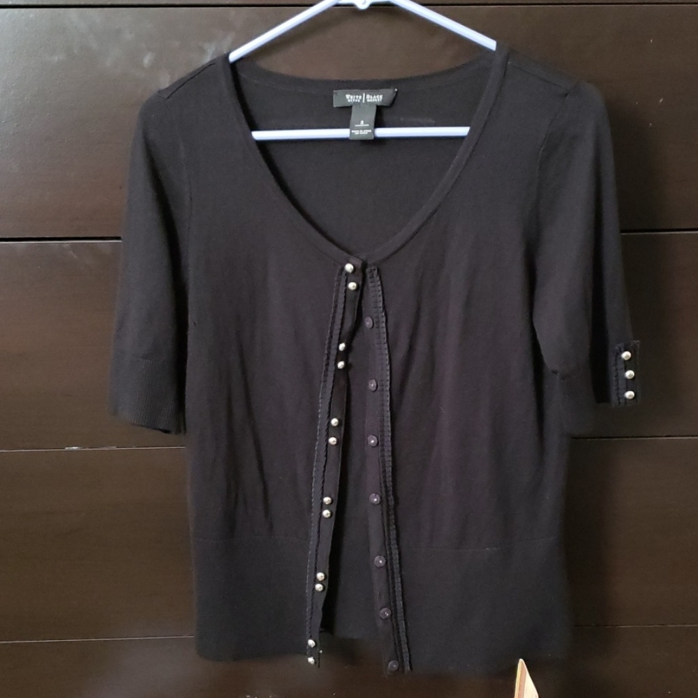 White House Black Market Cardigan size S - black